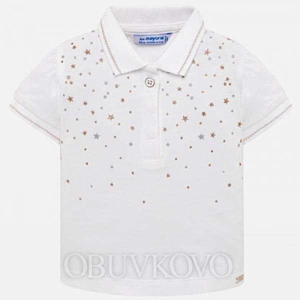 MAYORAL dievčenské tričko 1108-040 white