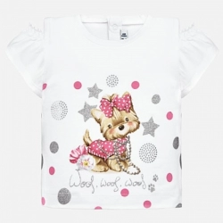 MAYORAL dievčenské tričko 1007-055 rosa