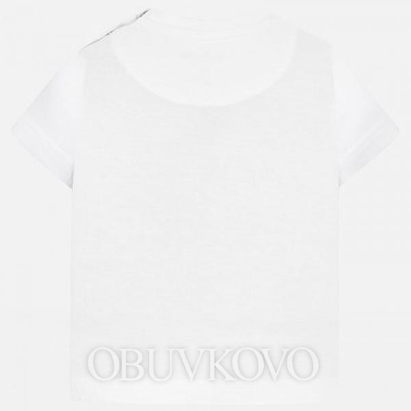 Chlapčenské tričko bavlnené MAYORAL 1027--045 cream