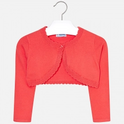 MAYORAL dievčenské bolero 320-017 Coral