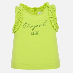 MAYORAL  dievčenské basic tričko 1070-039 pistacio