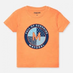 MAYORAL chlapčenské letné tričko 1041-016 mango