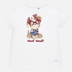 MAYORAL dievčenské tričko so zajacom 1065-051