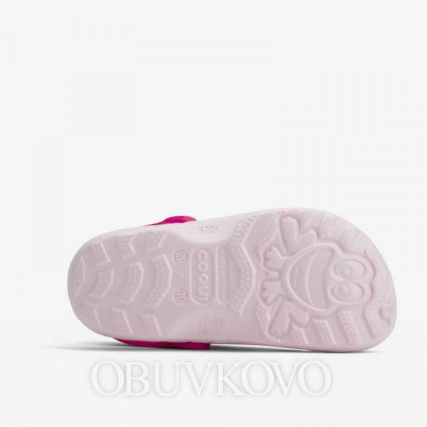 Chlapčenské crocsy COQUI LITTLE FROG 8701 pink/fuchsia