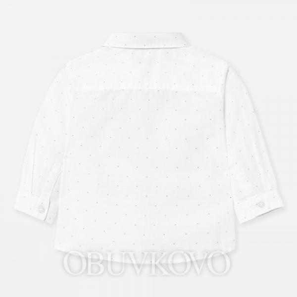 MAYORAL biela chlapčenská košeľa 117-082 