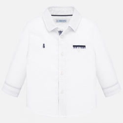 MAYORAL biela chlapčenská košeľa 1164-038