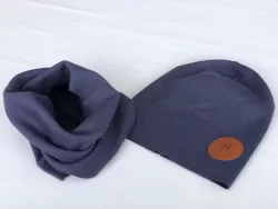 Bavlnená čiapka + tunelový šál 