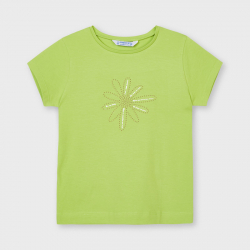 MAYORAL basic dievčenské tričko 174-013 pistachio
