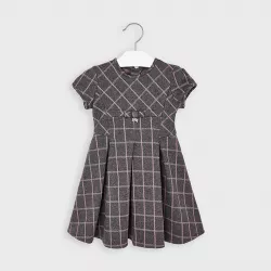 Dievčenské šaty kárované MAYORAL 4979-016 grey