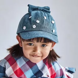 Dievčenská šiltovka MAYORAL s kvietkami 10061-028 denim