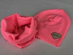 Bavlnená čiapka + tunelový šál 