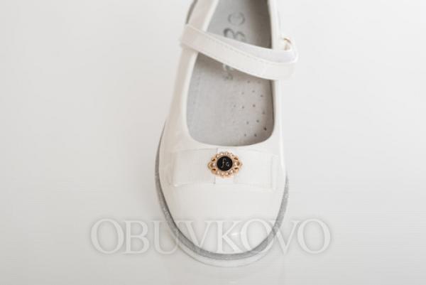 Biele dievčenské balerínky k 1sv.príjímaniu
