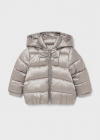 MAYORAL dievčenský zimný kabát 2440-033 taupe