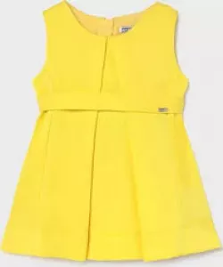 MAYORAL dievčenské  šaty elegantné 1968-010 yellow