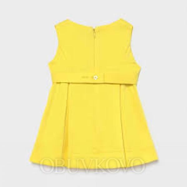 MAYORAL dievčenské  šaty elegantné 1968-010 yellow