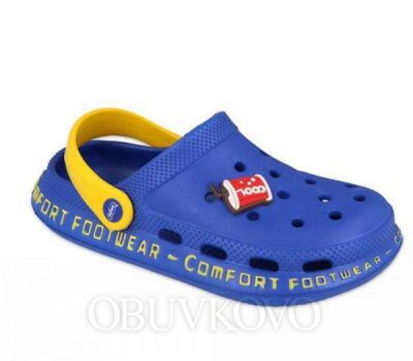 Modré detské crocsy COMFORT 159Y101