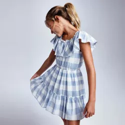 Letné dievčenské šaty MAYORAL 6925-075 lig.blue