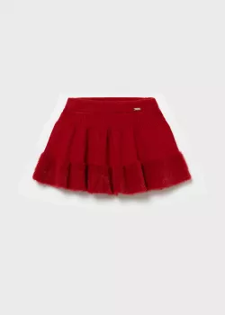 MAYORAL červená sukňa 2901-090 red