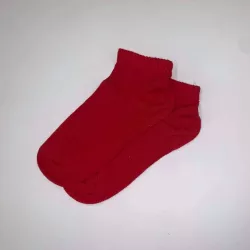 Detské kotníkové ponožky - červené
