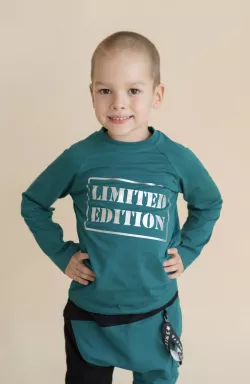 Chlapčenské bavlnené tričko z nápisom