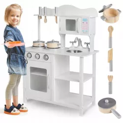 Drevená kuchynka pre deti + doplnky RICO