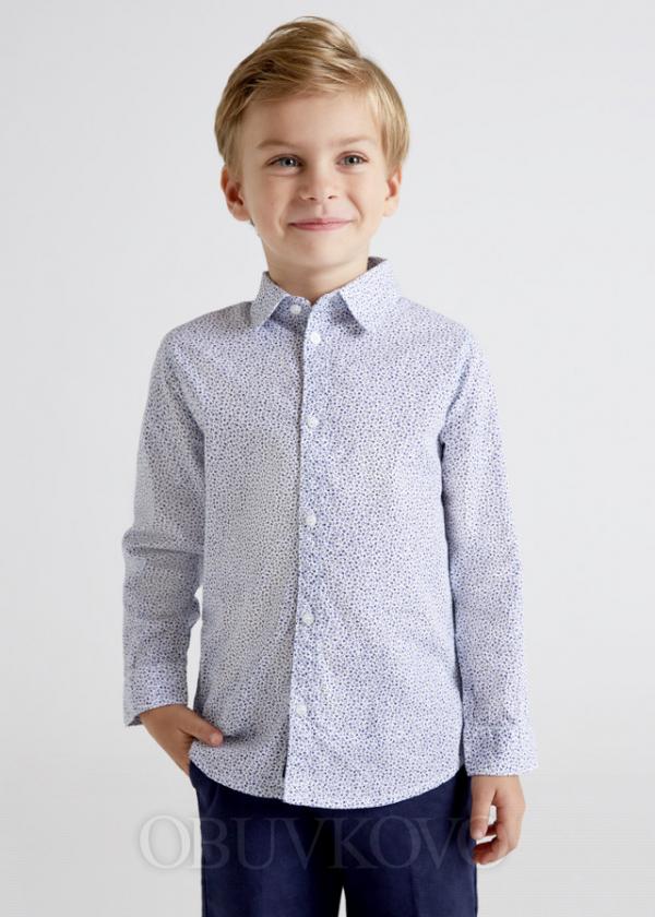 MAYORAL chlapčenská košeľa s drobným vzorom