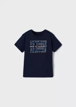 MAYORAL chlapčenské tričko s krátkym rukávom 170-043 navy