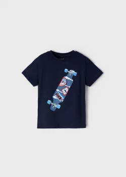 MAYORAL chlapčenské tričko s krátkym rukávom 3014-088 navy