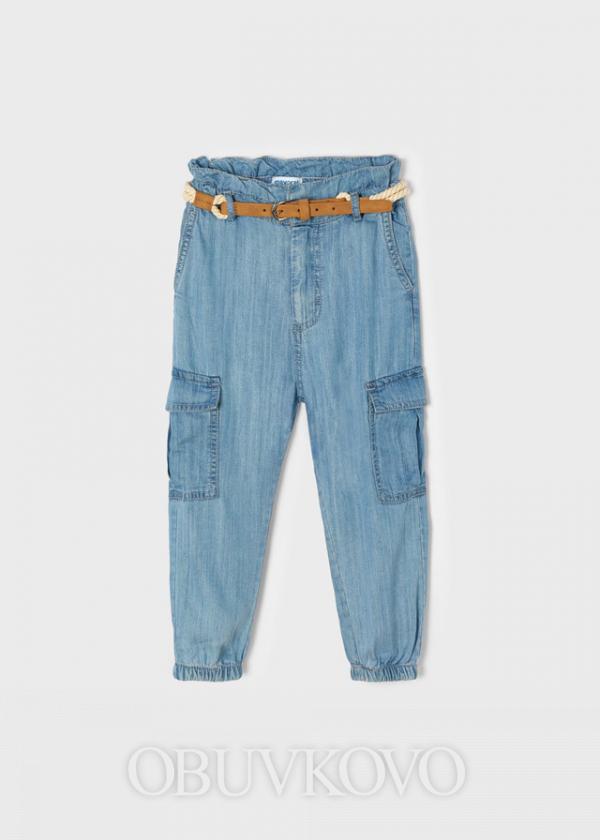 MAYORAL dievčenské nohavice 3590-016 denim