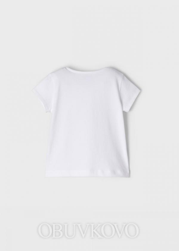 MAYORAL dievčenské tričko 3039-075 white