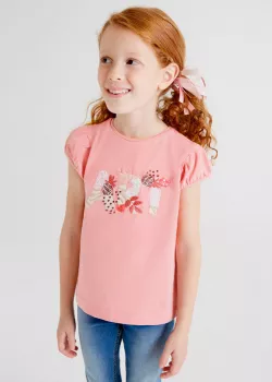 MAYORAL dievčenské tričko 3047-074 blush