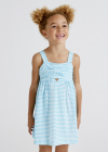 MAYORAL dievčenské letné šaty 3949-015 tyrkys