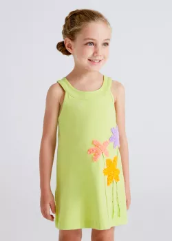 MAYORAL dievčenské letné šaty 3950-021 citrus