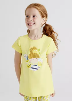 MAYORAL dievčenské tričko 3048-078 lemon