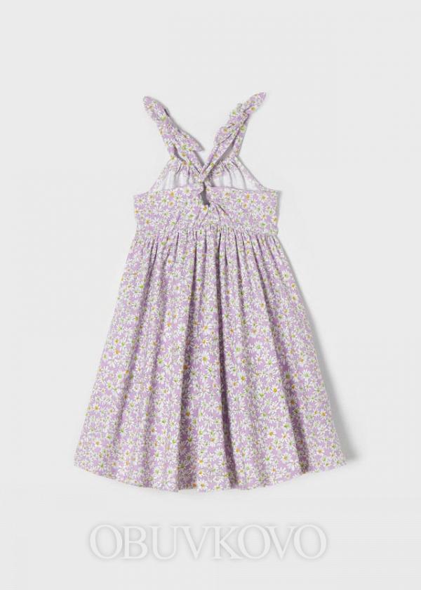 MAYORAL dievčenské letné šaty 3954-028 lilac
