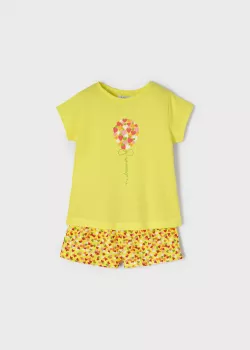 MAYORAL dievčenské pyžamo 3751-019 yellow