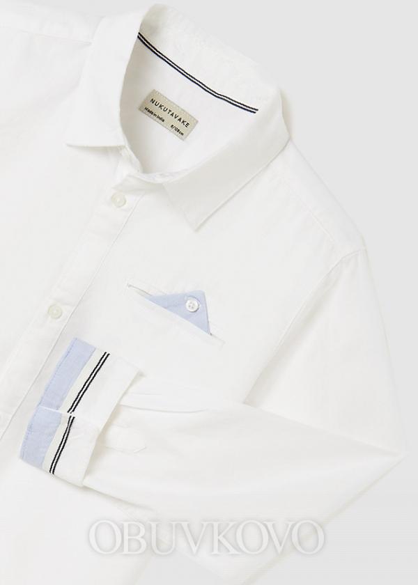 MAYORAL chlapčenská košeľa 6115-042 white