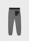 MAYORAL chlapčenské športové nohavice-tepláky 6562-064 grey