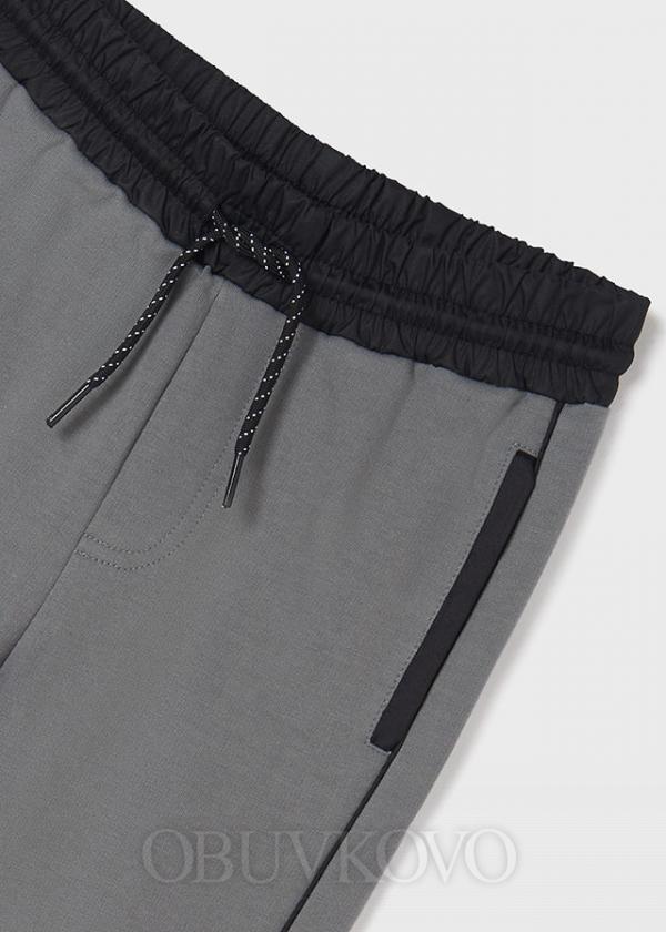 MAYORAL chlapčenské športové nohavice-tepláky 6562-064 grey