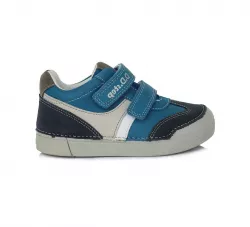 Celokožená chlapčenská obuv D.D.STEP 068-804B bermuda blue