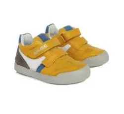 Celokožená chlapčenská obuv D.D.STEP 068-804A yellow