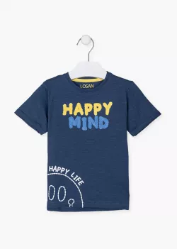  chlapčenské tričko s krátkym rukávom LOSAN  215-1022AL blue