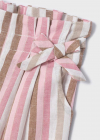 MAYORAL dievčenské plátené nohavice 3588-059 rosa