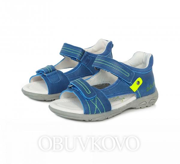 D.D.STEP letné detské sandále AC290-108 bermuda blue 