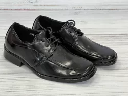 Chlapčenská čierna elegantná obuv 