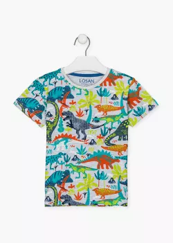  Chlapčenské tričko s krátkym rukávom LOSAN  215-1001 color