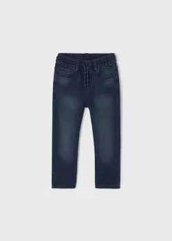 MAYORAL mäkké bavlnené rifle na gumičku 4598-059 blue