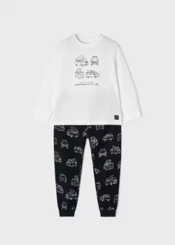 MAYORAL chlapčenské pyžamo 4753-064 black