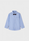 MAYORAL chlapčenská košeľa s motýlikom 4184-059 light blue
