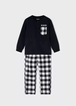 MAYORAL chlapčenské pyžamo 4754-068 black